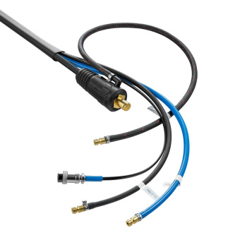 Горелка TIG TP 20 (ОКС 35-50, б/р, 2PIN) 4м водяное охлаждение TBW2002-04 ПТК 072.204.100