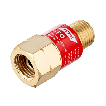 Клапан газовый обратный КГО (на резак или горелку) М12х1,25LH ПТК 001.050.121