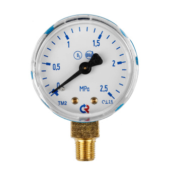 Манометр 2,5 МПа, 1/8 NPT, кислород ПТК 001.050.911